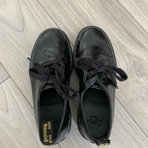 dr martens leather loafers
